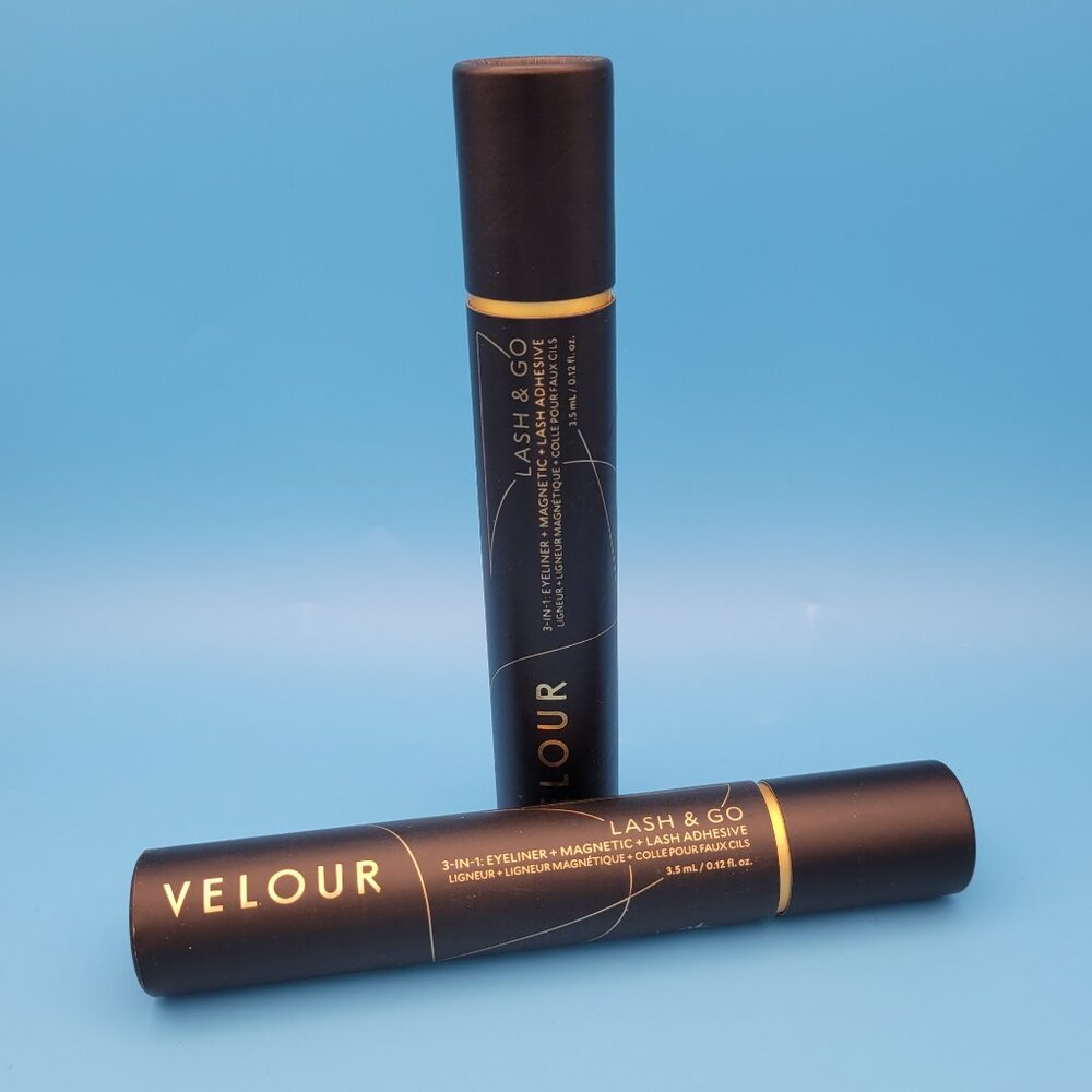 SEALED 2x Velour Lash & Go 3-in-1 Eyeliner + Magnetic + Lash Adhesive - NIB
